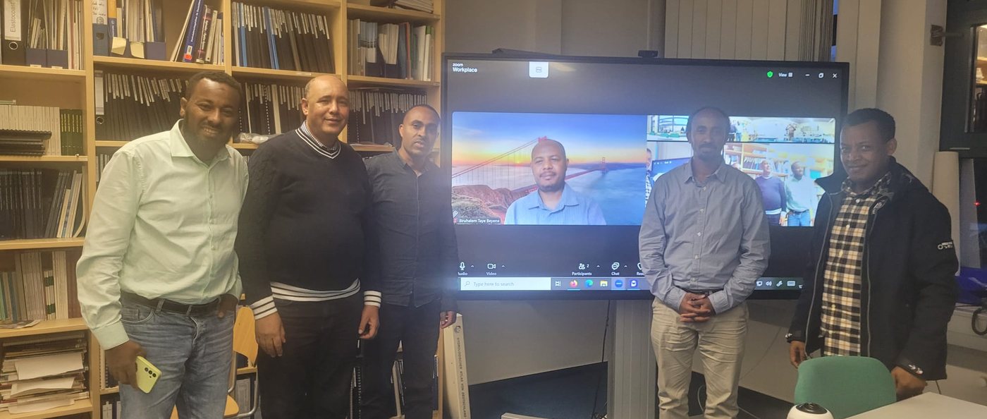 BE-NeST members meeting in person to plan the association's work